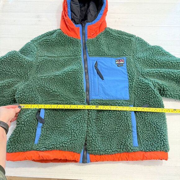 Superdry Hooded Teddy‎ Sherpa Jacket green women's 12 - Picture 9 of 12